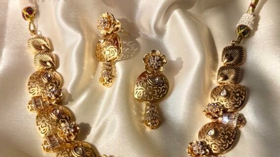 24 carat Gold polished Necklace