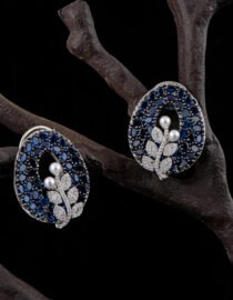 Midnight Azure Pearl Studs