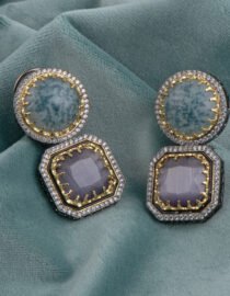 Moss & Amethyst Tiered Drops