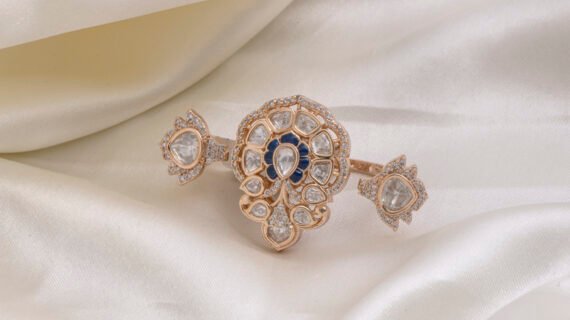 Kundan Double-Finger Ring