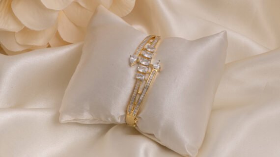 Gold Plated baguette Bracelet