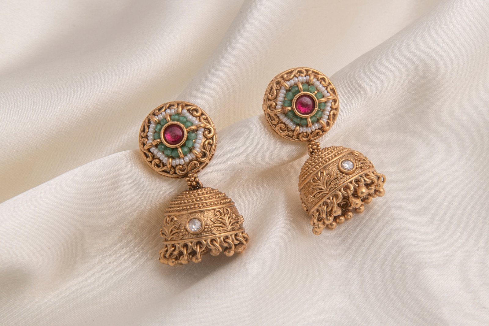 24 Carat Gold Polished Kundan Heritage Jewellery - Image 3