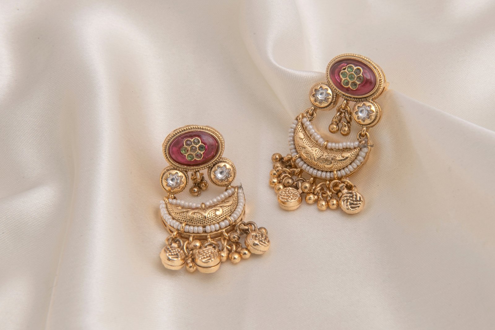 24 Carat Gold Polished Kundan Heritage Jewellery - Image 3
