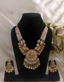24 Carat Gold Polished Kundan Heritage Jewellery