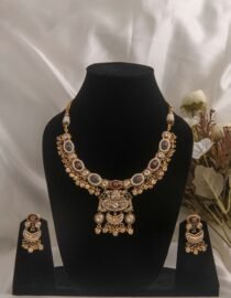 24 Carat Gold Polished Kundan Heritage Jewellery
