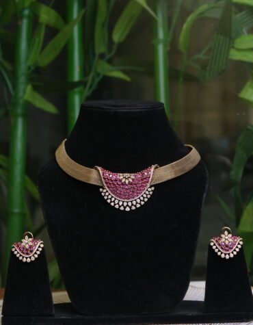 Layered Designer Chain Necklace Set
