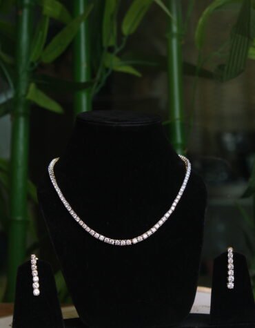 Classic Tennis Necklace Set