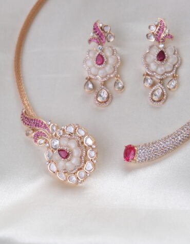 Elegant Designer Pendant Necklace Set