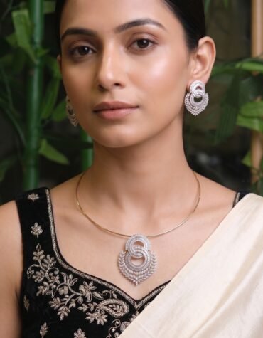 Minimal Pendant Choker Necklace Set
