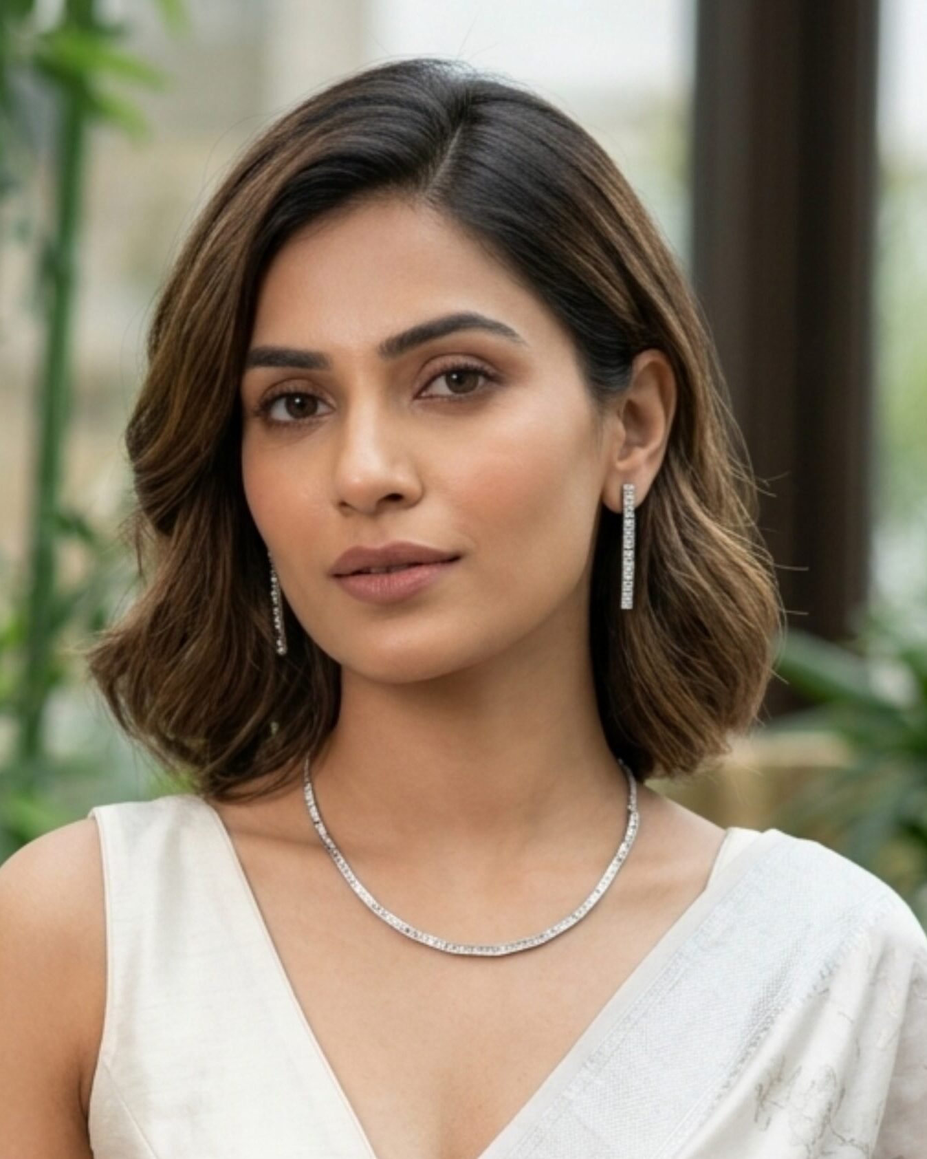 Classic Tennis Necklace Set