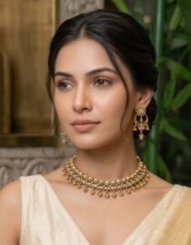 Antique Temple Style Necklace Set