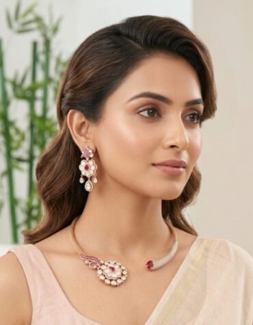 Elegant Designer Pendant Necklace Set